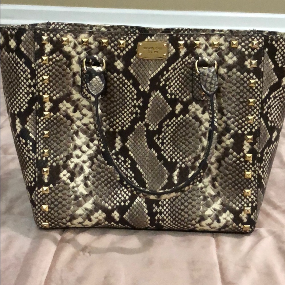 Snake Print Purse